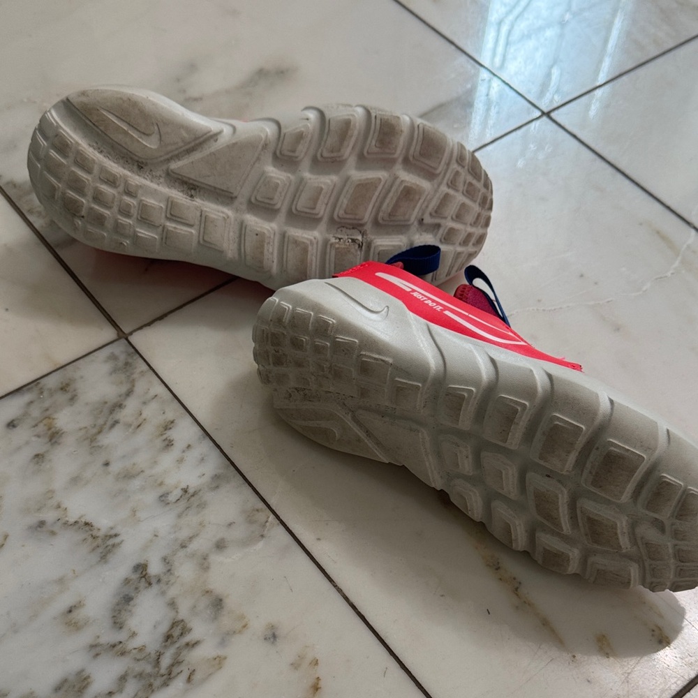 Nike Kids Bright Red Slip-On Sneakers - Picture 5 of 7